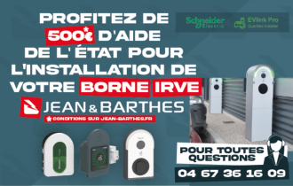500€ D'AIDE POUR VOTRE FUTURE BORNE IRVE